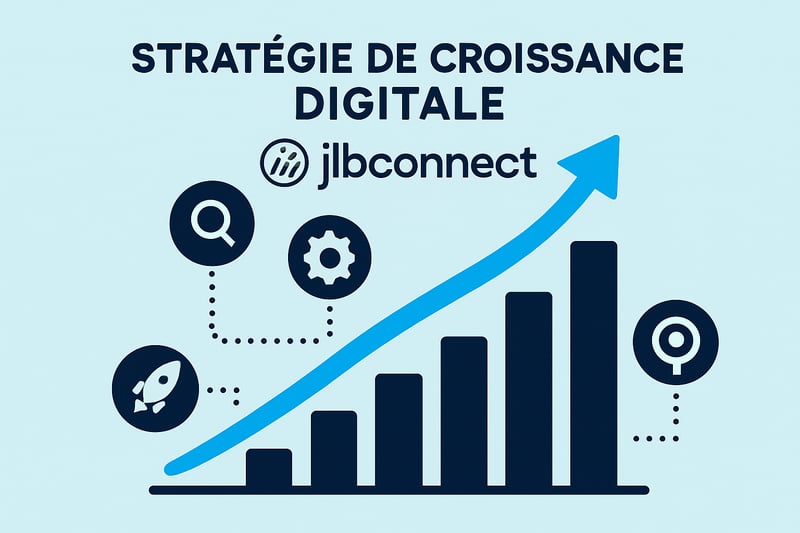 Stratégie de croissance digitale avec jlbconnect