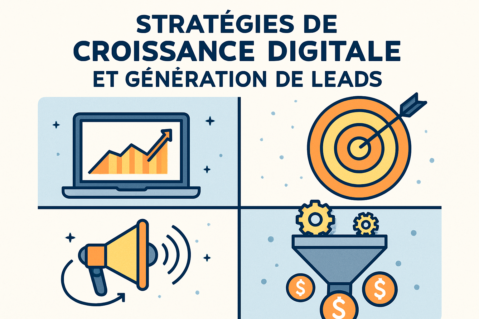 Stratégies de croissance digitale et génération de leads